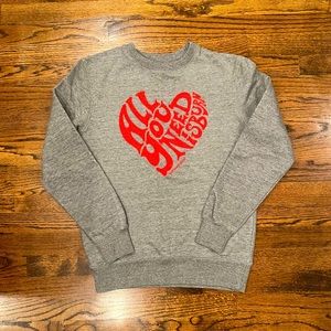Burn Boot Camp Valentines Crew Sweatshirt - Women’s Small